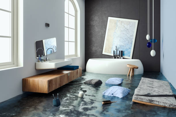 Water damage restoration process in WI